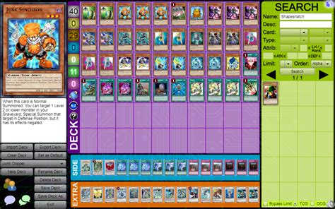 junk synchron lv 8 combo|[R/F] Grumpy Old Man's Junk Doppel Synchro Combo : r/yugioh.